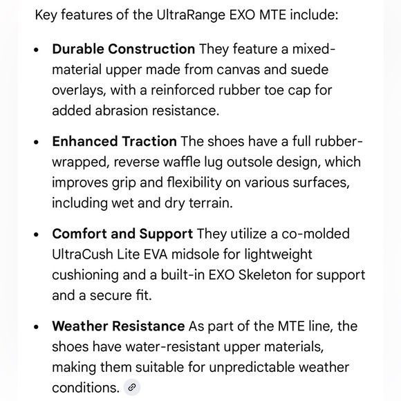 Vans UltraRange EXO MTE-1 Mountain Edition Black White All weather Sneakers M8 - Picture 13 of 14